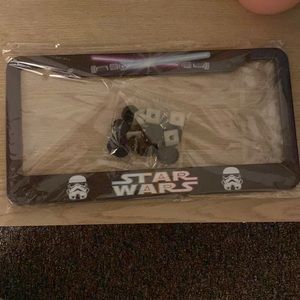 Starwars License Plate Cover